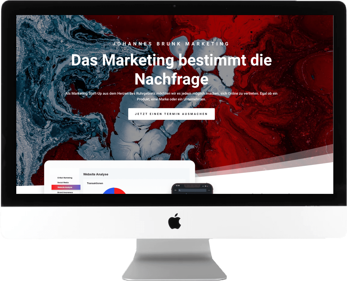 Johannes Brunk Marketing Bochum Website